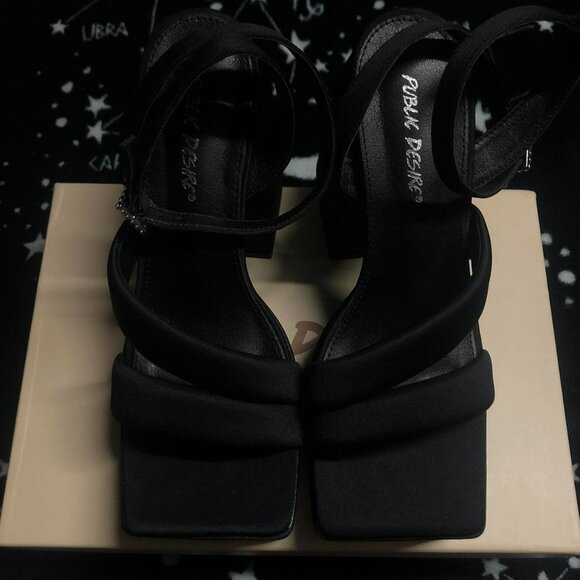 Public Desire Money Honey Platform Heels - Picture 3 of 5